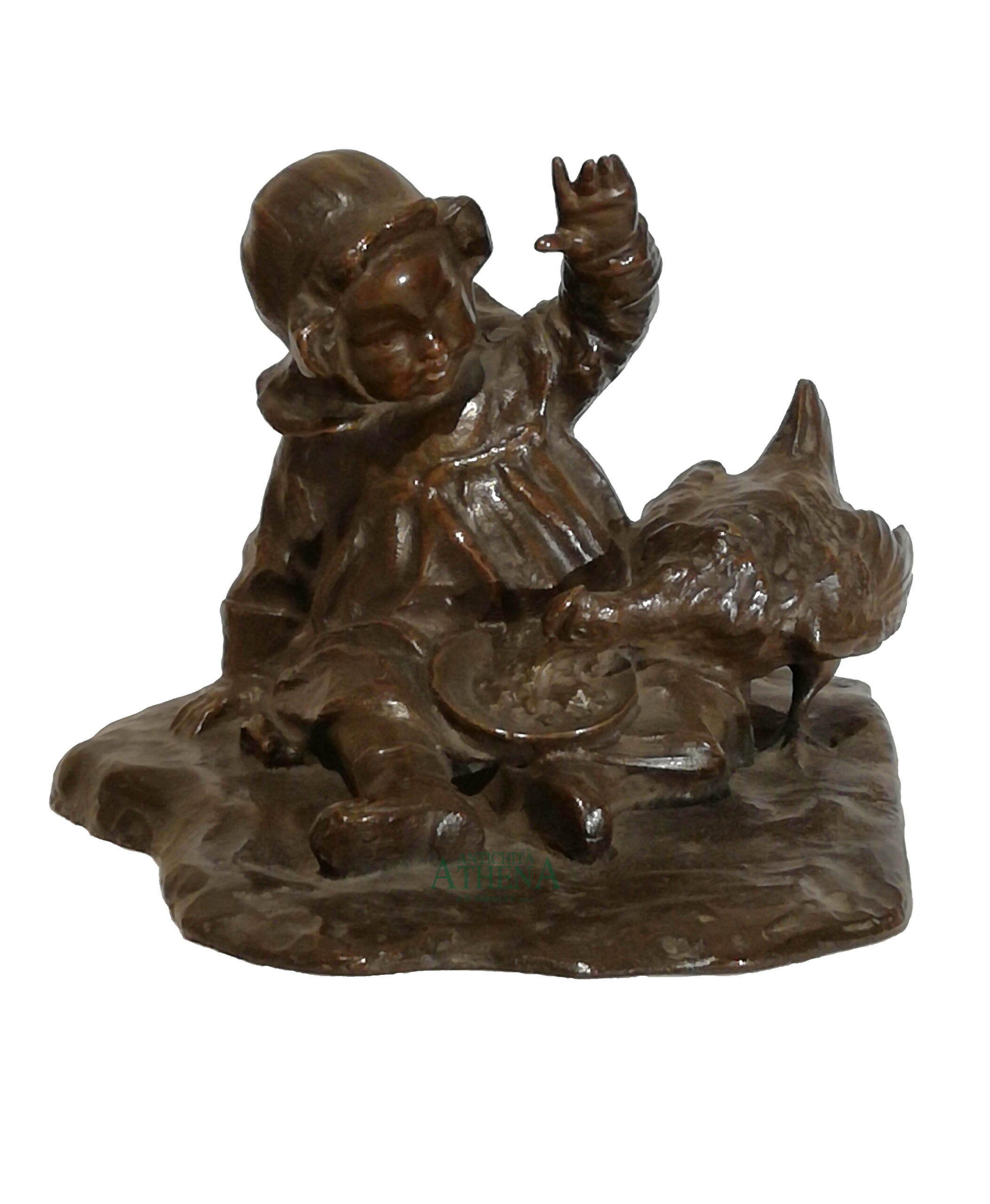 Antonio Ugo - Bambina e oca - logo