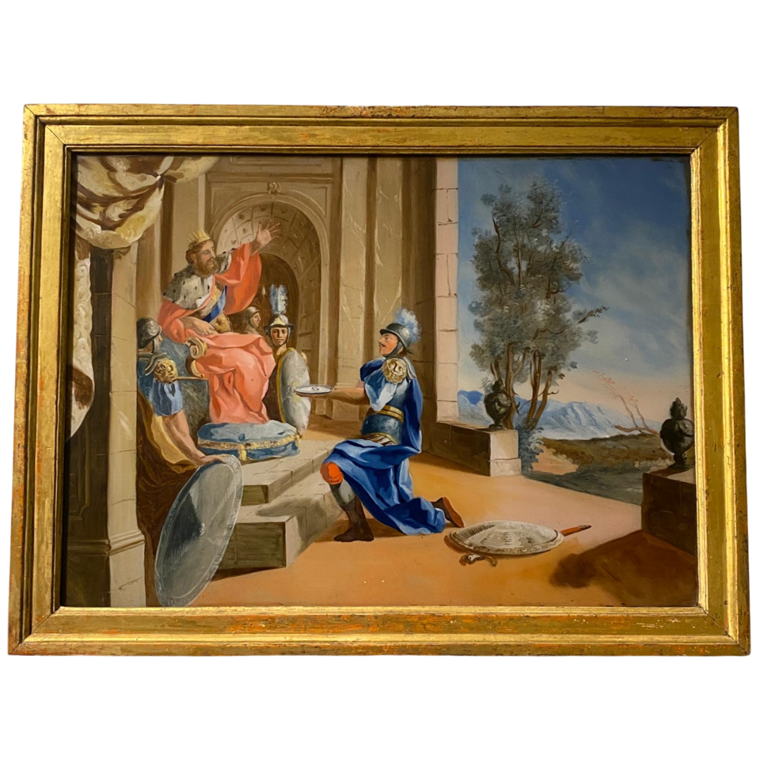 pittura su vetro
